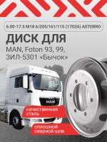 Грузовые диски Asterro 6.00x17.5 М18 6/205/161/115 (1702A)